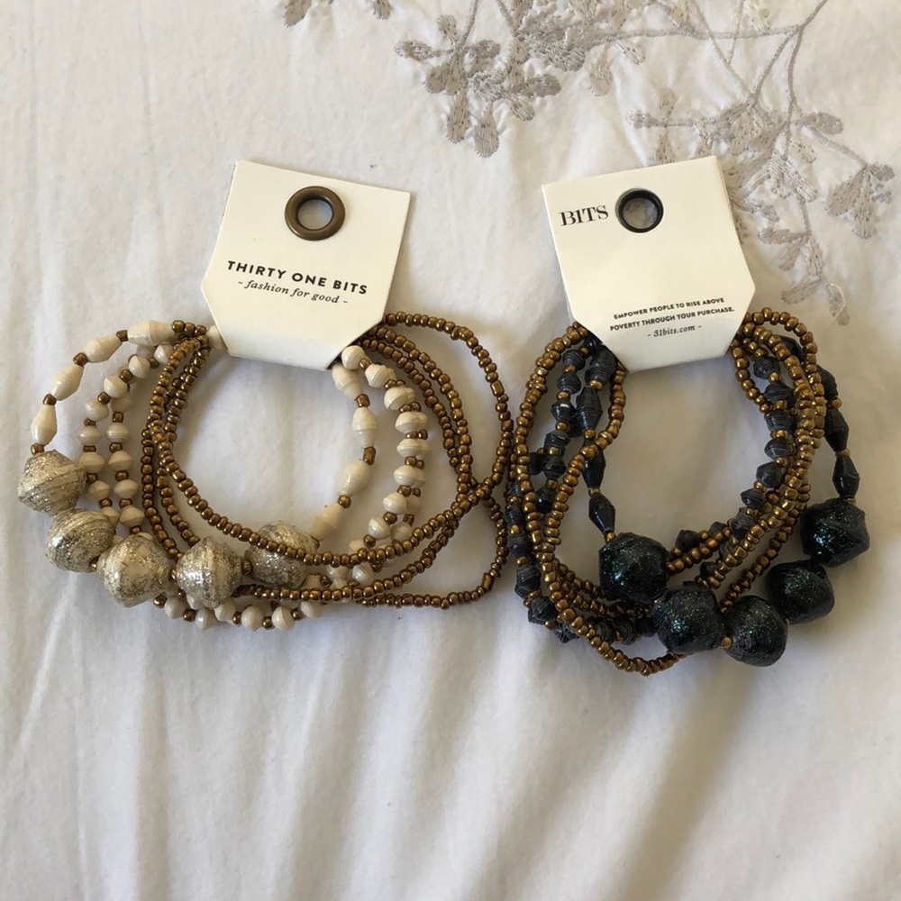 NWT 31 bits bracelets